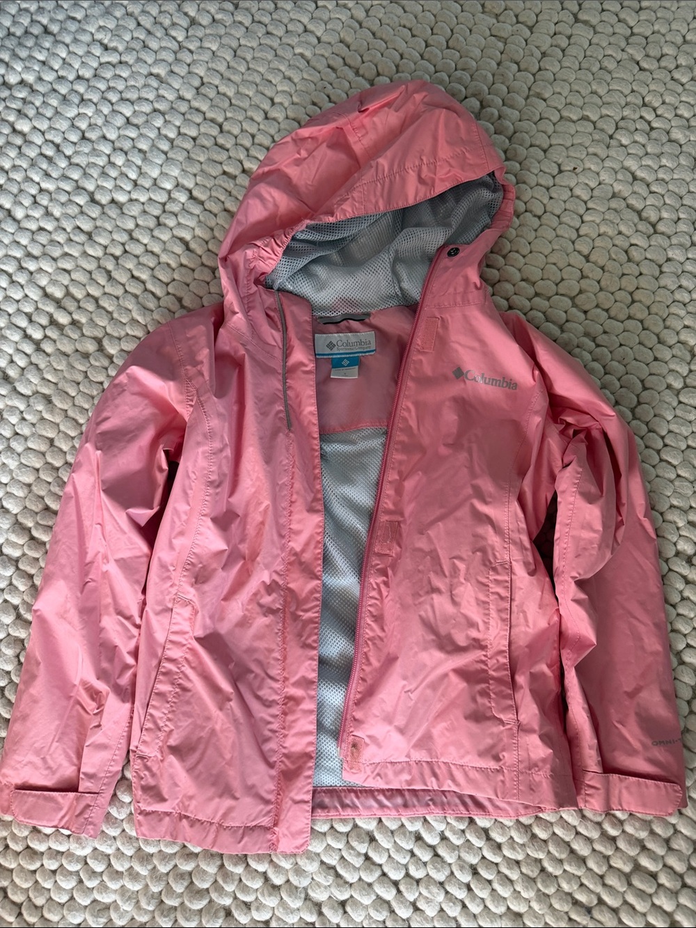 Columbia Kids Waterproof Rain Jacket, size small